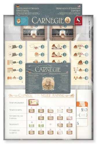 Carnegie Board Game: Departments And Donations Expansion