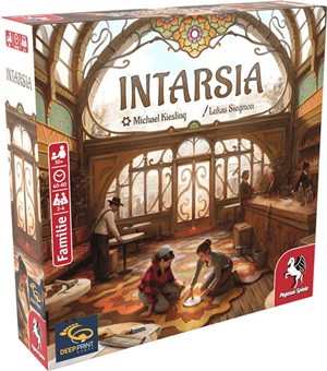 3!PEG57821E Intarsia Board Game published by Pegasus Spiele