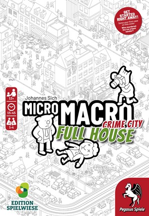 PEG59061E MicroMacro Crime City Card Game 2: Full House published by Pegasus Spiele