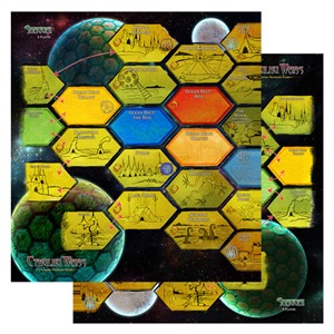 PETCWM12 Cthulhu Wars Board Game: 6-8 Player Shaggai Map Expansion published by Petersen Entertainment