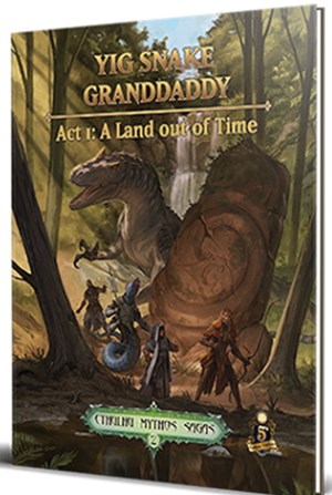 PETSPCMRPG21 Dungeons And Dragons RPG: Cthulhu Mythos Saga 2: Yig Snake Grandaddy Act 1: A Land Out Of Time published by Petersen Entertainment