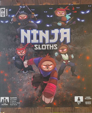 PFNSBASEGAMEP Ninja Sloths Card Game: Kickstarter Edition published by Boss Dog Games