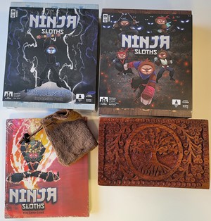 PFNSKSDELBUN Ninja Sloths Card Game: Kickstarter Deluxe Bundle published by Boss Dog Games