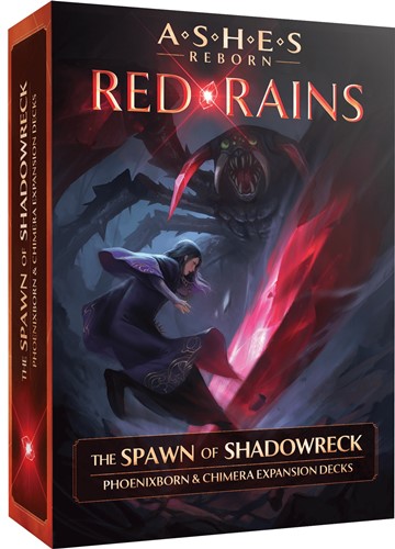 Ashes Reborn Card Game: Red Rains - The Spawn Of Shadowreck - Phoenixborn And Chimera Expansion Decks