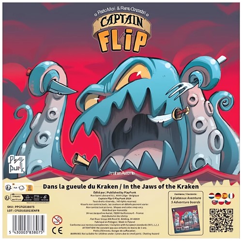 Captain Flip Board Game: In The Jaws Of The Kraken Expansion