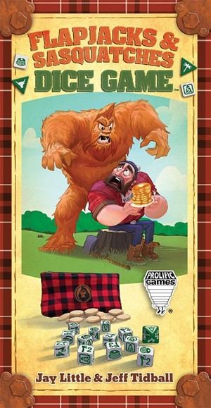 2!PLF160 Flapjacks And Sasquatches Dice Game published by Prolific Games