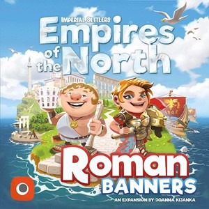 POREOTNRB Imperial Settlers Card Game: Empires Of The North: Roman Banners Expansion published by Portal Games