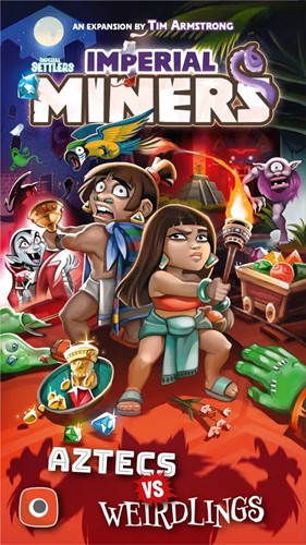 PORIM89494 Imperial Miners Card Game: Aztecs vs Weirdlings Expansion published by Portal Games