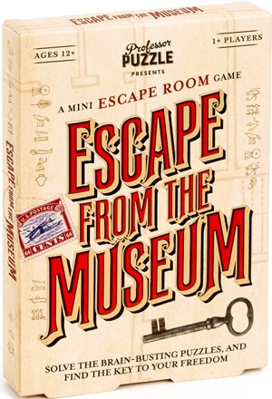 2!PROFPESCMUS Escape From The Museum Card Game published by Professor Puzzle