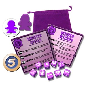 PSG115 Dungeon Drop Board Game: Wizards And Spells Expansion published by Phase Shift Games