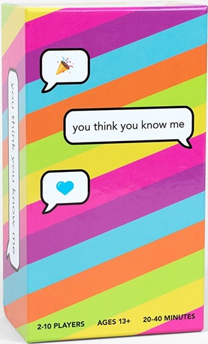 PTGYTYKM You Think You Know Me Card Game published by Pink Tiger Games