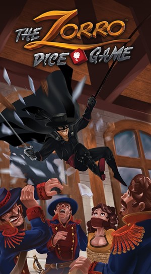 PTP1001 Zorro The Dice Game published by Pull The Pin Games