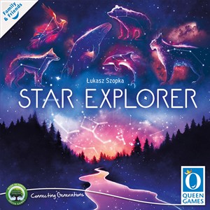2!QNGSEP001862 Star Explorer Board Game published by Queen Games
