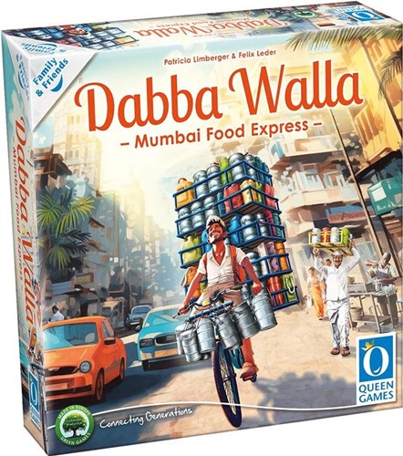 QU107904 Dabba Walla Board Game published by Queen Games