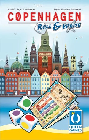 2!QUE101 Copenhagen Board Game: Roll And Write published by Queen Games