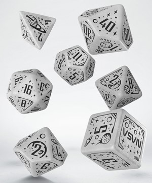 2!QWSSSPA02 Q-Workshop Space Dice Set: Apollo published by Q-Workshop