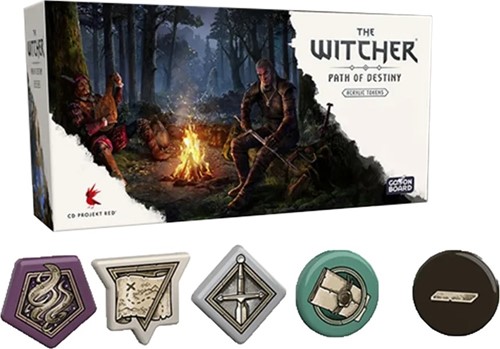 REBPOD3ATCML The Witcher Board Game: Path Of Destiny Acrylic Tokens published by Go On Board