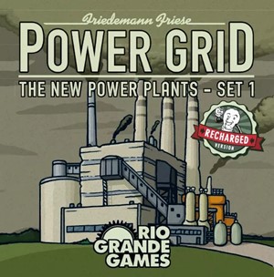 RGG604 Power Grid Board Game: The New Power Plant Cards - Set 1 published by Rio Grande Games
