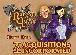 RGS00898S2 Bargain Quest Board Game: Acquisitions Incorporated Bonus Pack published by Renegade Game Studios