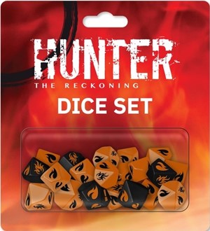 RGS02448 Hunter The Reckoning RPG: 5th Edition Dice Set published by Renegade Game Studios