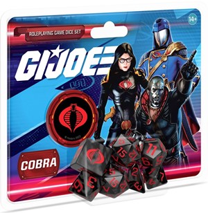 RGS02461 G I Joe RPG: Cobra Dice Set published by Renegade Game Studios