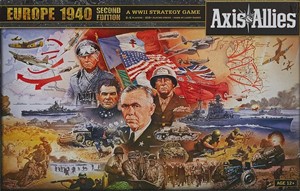 2!RGS02556 Axis And Allies Board Game: 1940 Europe 2nd Edition published by Renegade Game Studios
