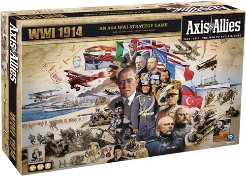 RGS02568 Axis And Allies Board Game: WWI 1914 published by Renegade Game Studios