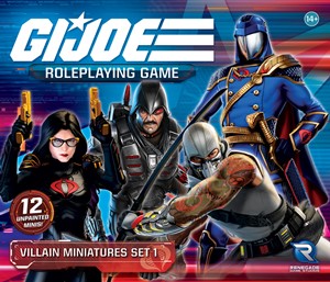 2!RGS02570 G I Joe RPG: Villain Miniatures Set 1 published by Renegade Game Studios