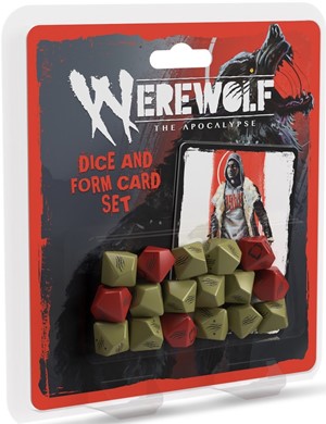 RGS02592 Werewolf: The Apocalypse RPG 5th Edition: Dice And Form Card Set published by Renegade Game Studios