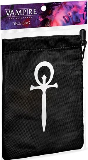 2!RGS02603 Vampire The Masquerade RPG: 5th Edition Dice Bag published by Renegade Game Studios