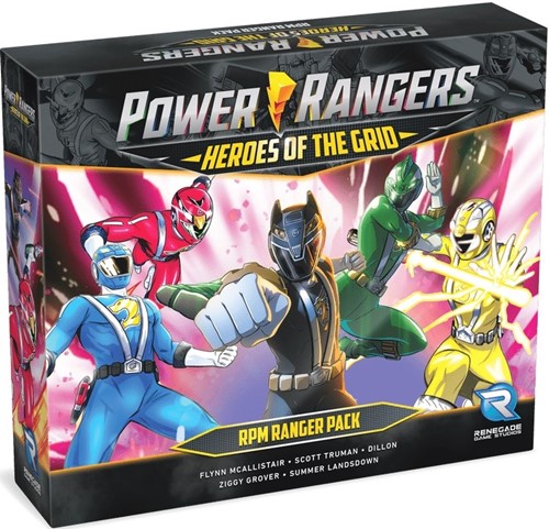 RGS02656 Power Rangers Board Game: Heroes Of The Grid RPM Ranger Pack published by Renegade Game Studios