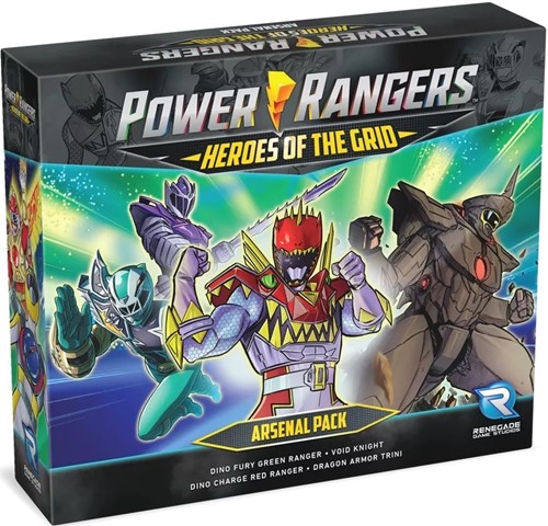 RGS02657 Power Rangers Board Game: Heroes Of The Grid Arsenal Pack published by Renegade Game Studios