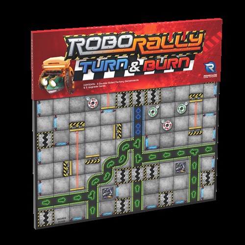 RoboRally Board Game: Turn And Burn Expansion