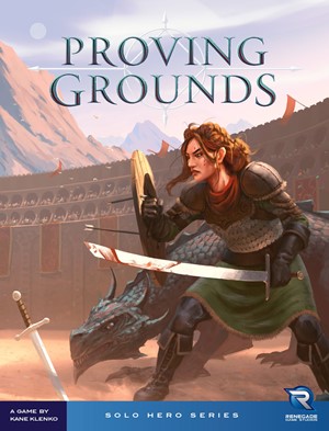 RGS0877 Proving Grounds Board Game published by Renegade Game Studios