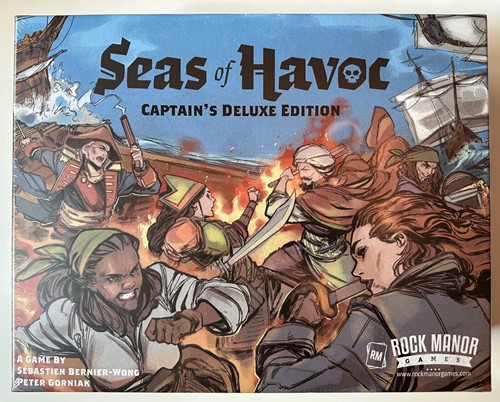 RMA061 Seas Of Havoc Board Game: Captain's Deluxe Edition published by Rock Manor Games