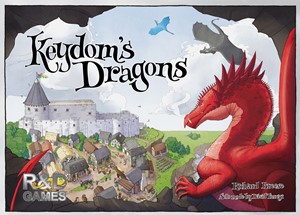 2!RNDKEYDRA Keydoms Dragons Board Game published by R&D Games