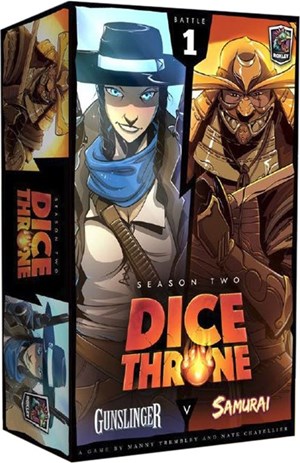 ROX602 Dice Throne Dice Game: Season Two Box 1: Gunslinger Vs Samurai published by Roxley Games