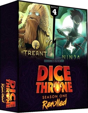 ROX639 Dice Throne Dice Game: Season One ReRolled 4: Treant Vs Ninja published by Roxley Games