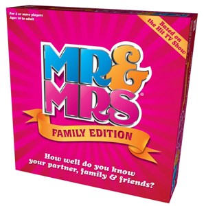 RPLR9000 Mr and Mrs Family Edition Board Game published by Rascals Games