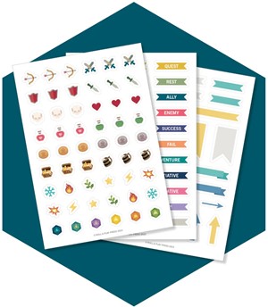 RPPSP Roll And Play: TTRPG Sticker Pack published by Roll & Play Press