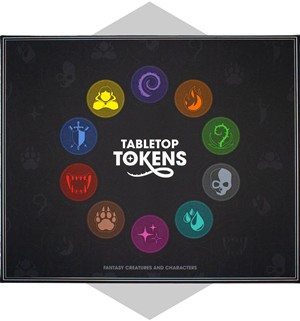 3!RPPTTFC Tabletop Tokens: Fantasy Creatures And Characters published by Roll & Play Press