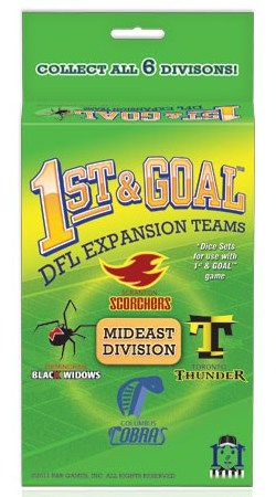 RRG651 1st and Goal Board Game: Expansion 1: Mid-East Division published by R&R Games
