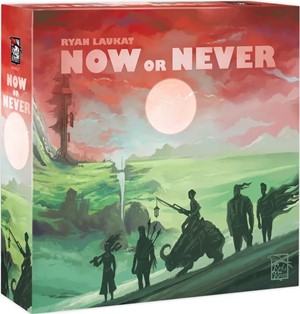RVM027 Now Or Never Board Game published by Red Raven Games
