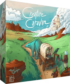 RVM033 Creature Caravan Board Game published by Red Raven Games