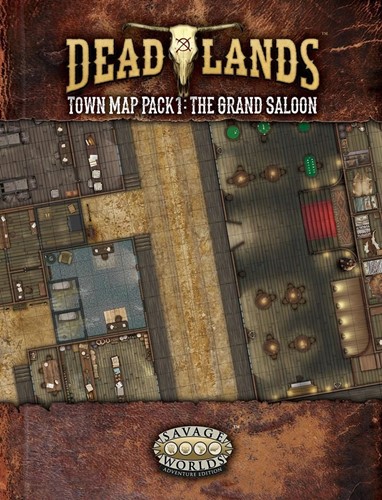 S2P91132 Deadlands The Weird West RPG: Map Pack 1: Grand Saloon published by Pinnacle Entertainment
