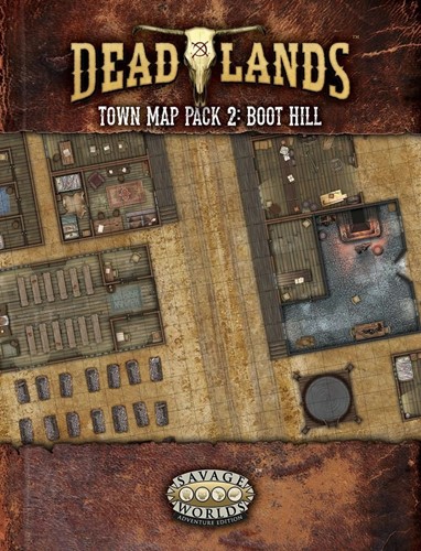 S2P91133 Deadlands The Weird West RPG: Map Pack 2: Boot Hill published by Pinnacle Entertainment