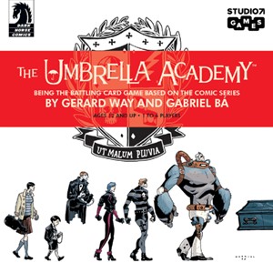S71UA46360 Umbrella Academy Card Game published by Studio71