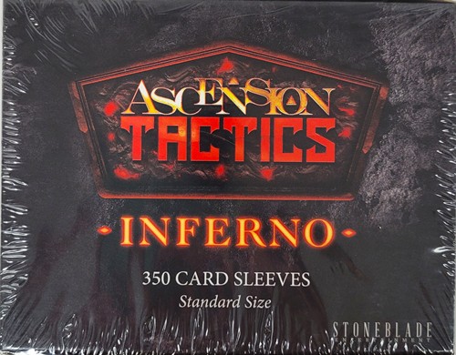 SBASC00265 Ascension Tactics Miniatures Board Game: Inferno Card Sleeves published by Stone Blade Entertainment