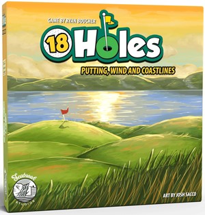 2!SBS1808 18 Holes Board Game Second Edition: Putting Wind and Coastlines Expansion published by Seabrook Studios