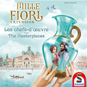 2!SCH88461 Mille Fiori Board Game: Masterpieces Expansion published by Schmidt-Spiele